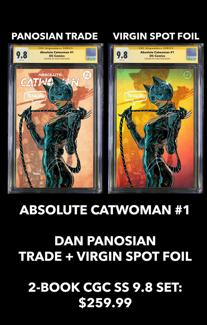 ABSOLUTE CATWOMAN #1 (OF 6) DAN PANOSIAN LIMITED TO 1,000 TRADE DRESS / 1,000 SPOT FOIL COPIES