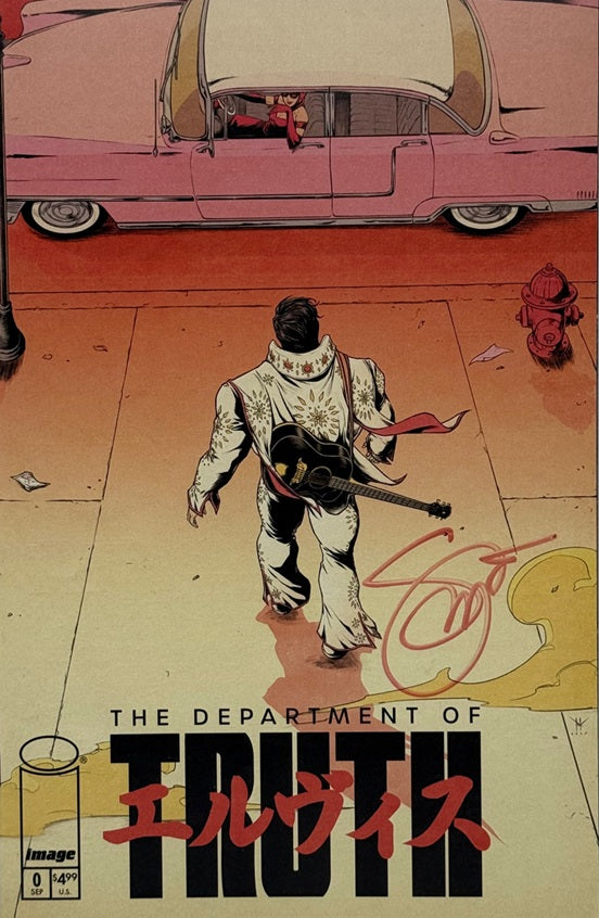 DEPARTMENT OF TRUTH (IMAGE COMICS, 2025) #0 TEK JAVIER & FLOPS! NYCC 2025 VARIANT SIGNED BY SCOTT SNYDER