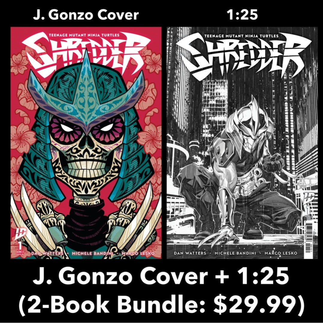 TEENAGE MUTANT NINJA TURTLES: SHREDDER #1 J. GONZO TRADE DRESS LIMITED TO 1,000