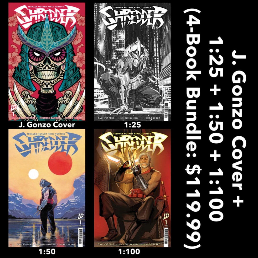 TEENAGE MUTANT NINJA TURTLES: SHREDDER #1 J. GONZO TRADE DRESS LIMITED TO 1,000