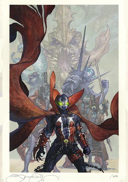 SPAWN #376 CVR C INC 1:50 SIMONE BIANCHI FOIL VIRGIN VAR