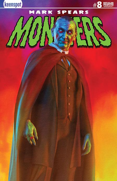 MARK SPEARS MONSTERS #8 CVR B INC 1:250 MARK SPEARS HOLOFOIL VAR