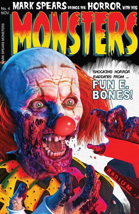 MARK SPEARS MONSTERS #4 SECOND PRINTING CVR C INC 1:25 BLACK CAT #50 HOMAGE CLOWN VAR