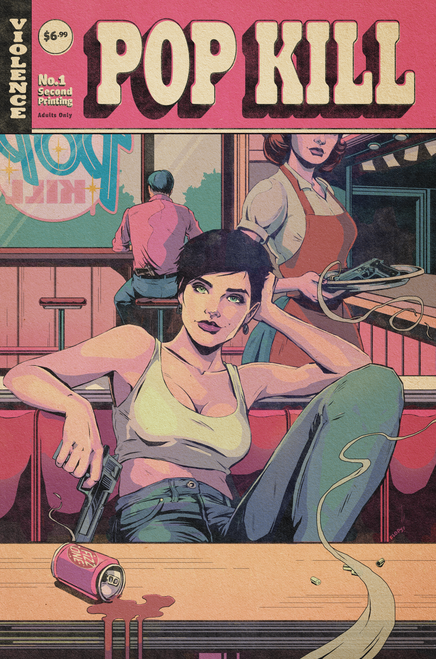 POP KILL #1 (OF 4) SECOND PRINTING FLOPS! LIMITED TO 100 COPIES (MR)