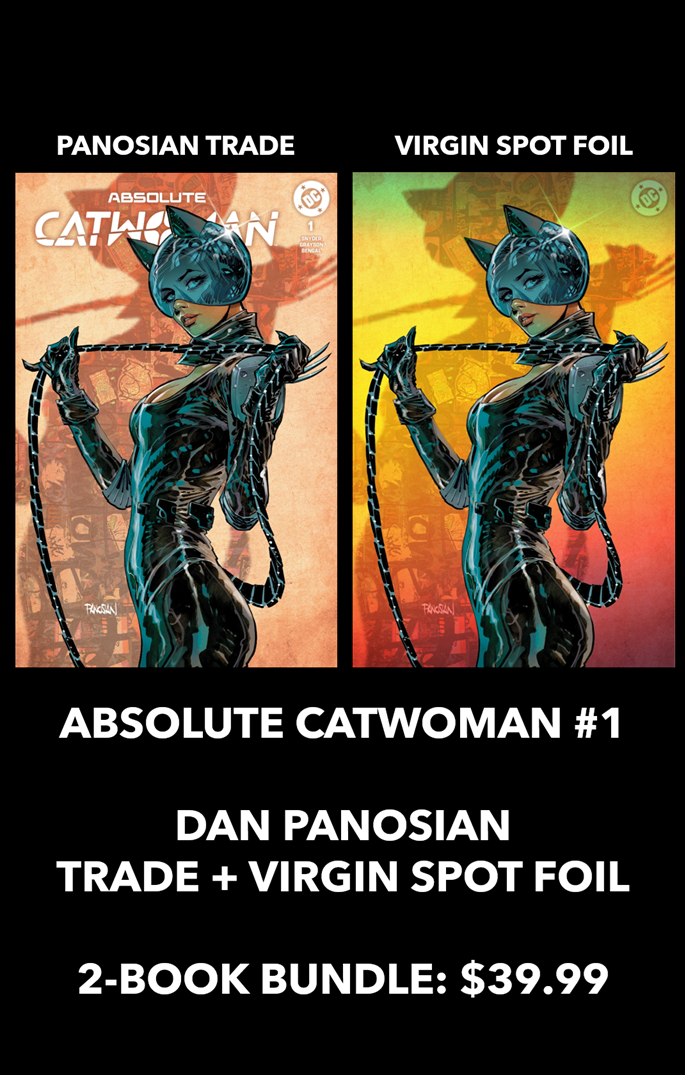 ABSOLUTE CATWOMAN #1 (OF 6) DAN PANOSIAN LIMITED TO 1,000 TRADE DRESS / 1,000 SPOT FOIL COPIES