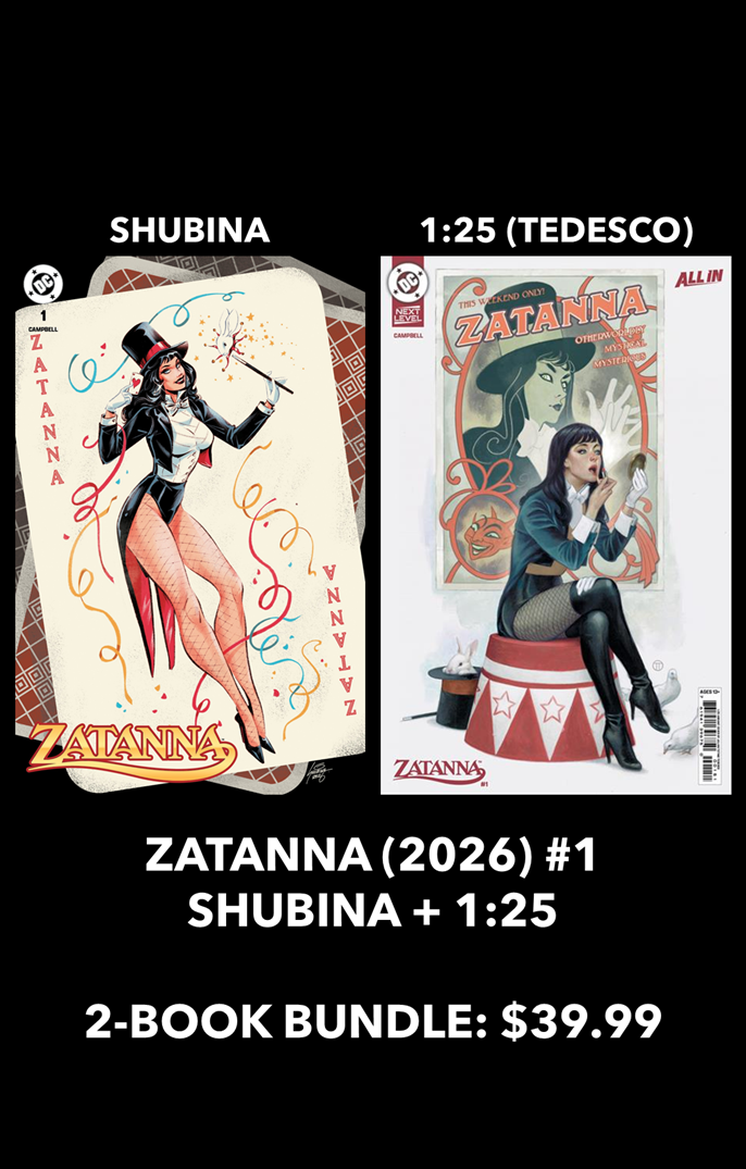 ZATANNA (2026) #1 SVETA SHUBINA TRADE DRESS LIMITED TO 1,000 COPIES