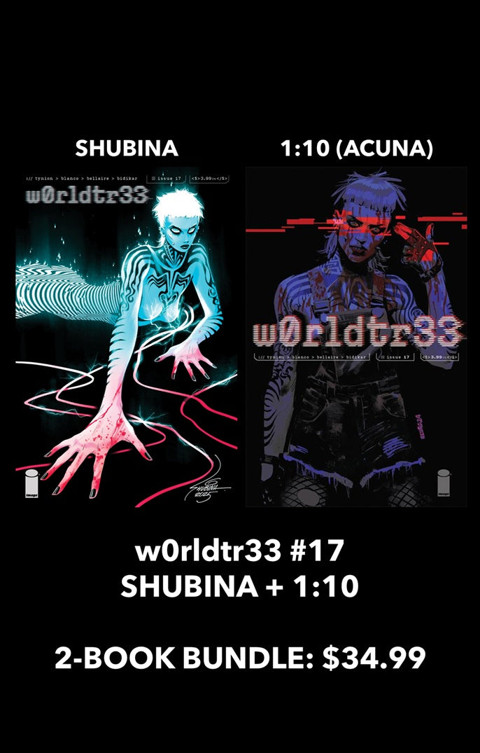 w0rldtr33 #17 SVETA SHUBINA TRADE DRESS LIMITED TO 400 COPIES + CVR B INC 1:10 DANIEL ACUNA VAR (MR)