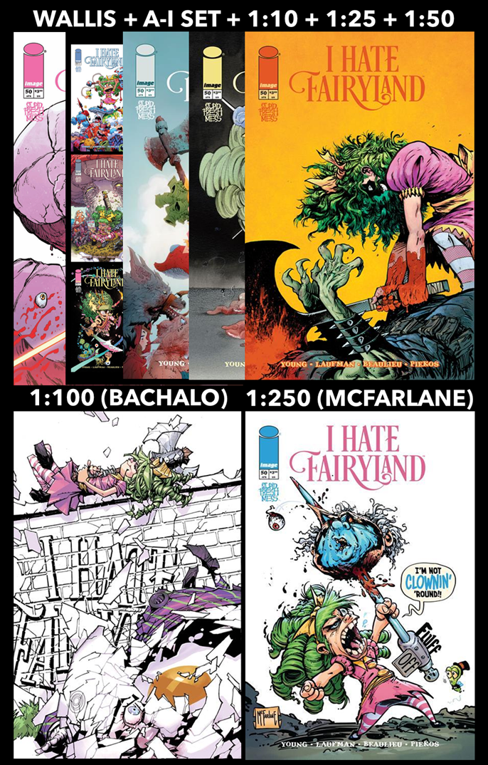 I HATE FAIRYLAND #50 KIT WALLIS F*CK (UNCENSORED) FAIRYLAND VAR (MR) LIMITED TO 500 COPIES