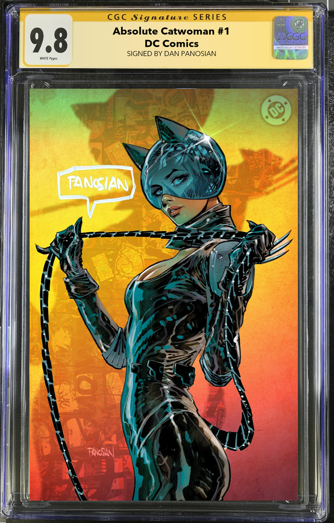 ABSOLUTE CATWOMAN #1 (OF 6) DAN PANOSIAN LIMITED TO 1,000 TRADE DRESS / 1,000 SPOT FOIL COPIES