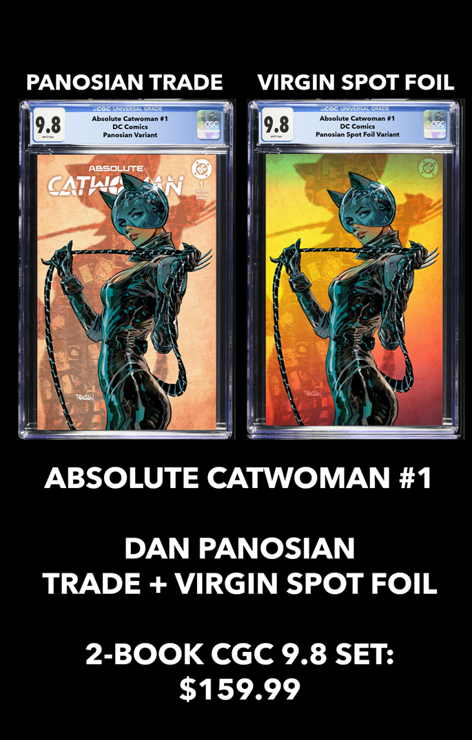 ABSOLUTE CATWOMAN #1 (OF 6) DAN PANOSIAN LIMITED TO 1,000 TRADE DRESS / 1,000 SPOT FOIL COPIES