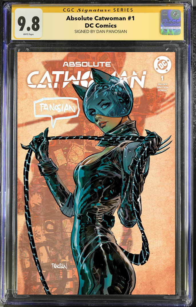 ABSOLUTE CATWOMAN #1 (OF 6) DAN PANOSIAN LIMITED TO 1,000 TRADE DRESS / 1,000 SPOT FOIL COPIES