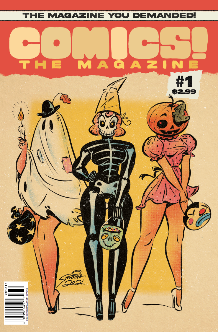 COMICS! THE MAGAZINE #1 COVER B SVETA SHUBINA TRADE DRESS LIMITED TO 1,000 COPIES