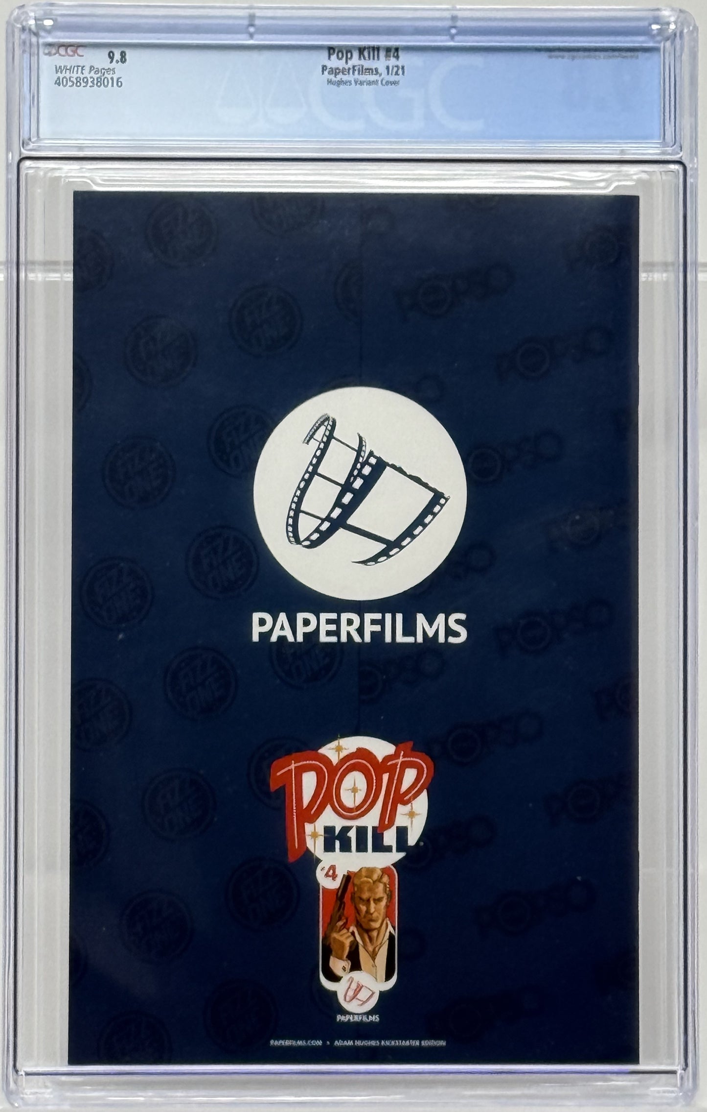 POP KILL (PAPERFILMS, 2020) #4 ADAM HUGHES KICKSTARTER EDITION (MR) CGC 9.8 WP NM/M LTD 350 (4058938016)