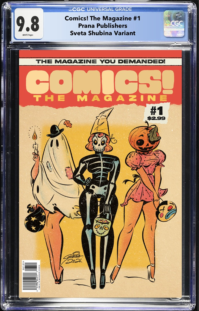 COMICS! THE MAGAZINE #1 COVER B SVETA SHUBINA TRADE DRESS LIMITED TO 1,000 COPIES